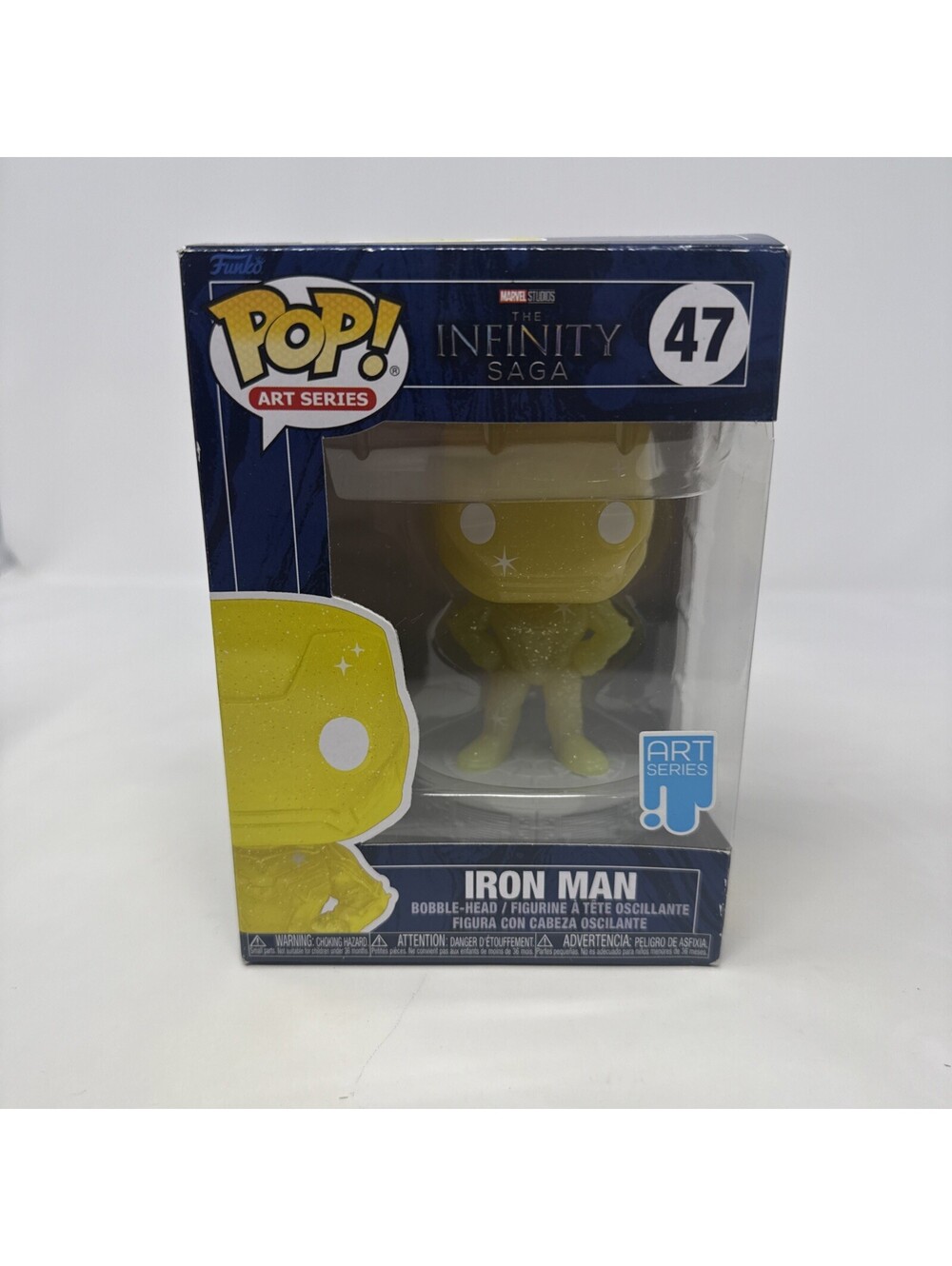 Iron Man Marvel Infinity Saga Art Series Bobble-Head #47 Funko Pop!
